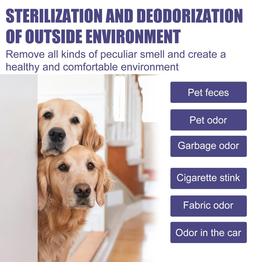 Pet Odor Eliminator Spray – Fast-Acting Deodorizer for Dogs, Cats & Home Freshening