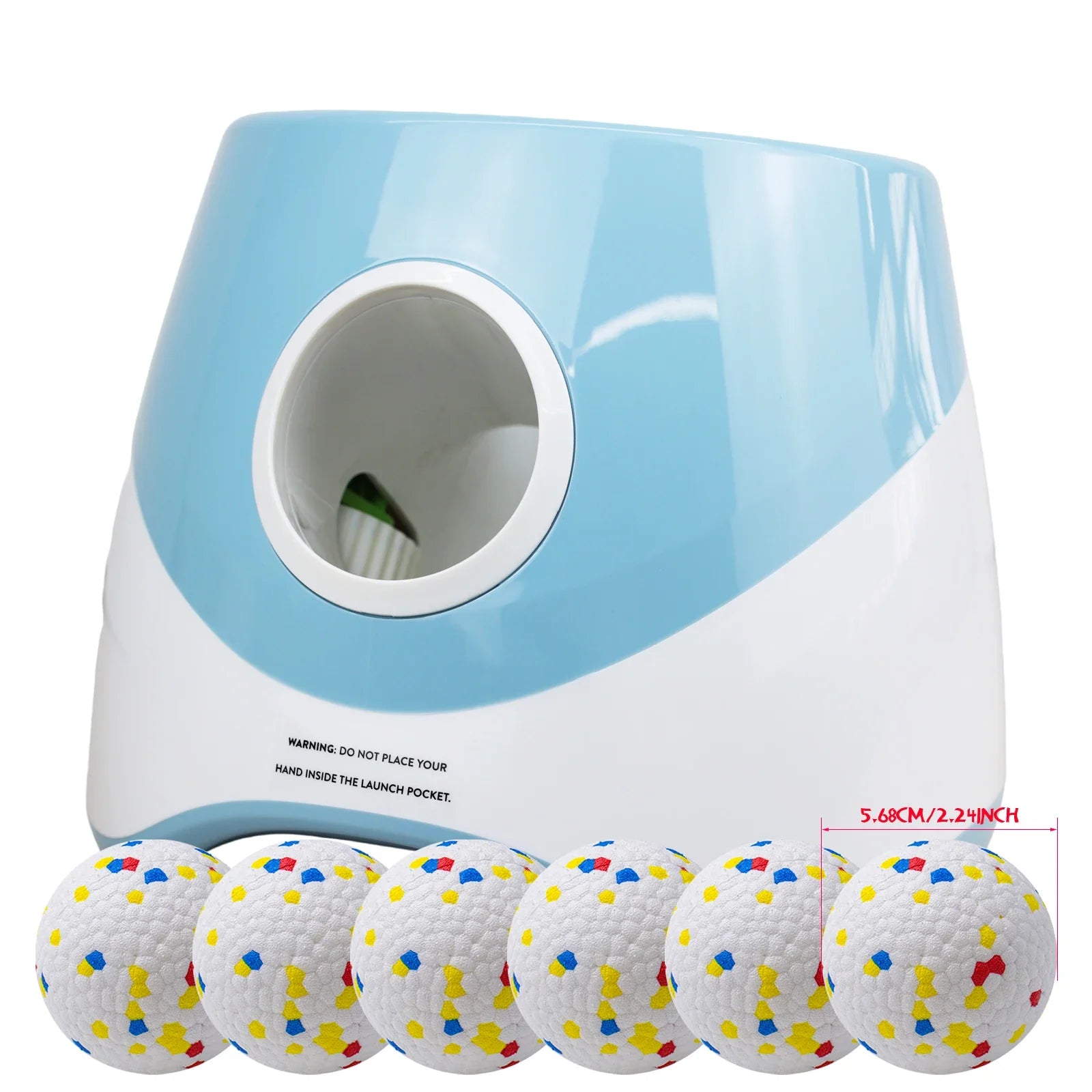 Automatic Dog Tennis Ball Launcher – Interactive Rechargeable Fetch Toy for Small & Medium Dogs