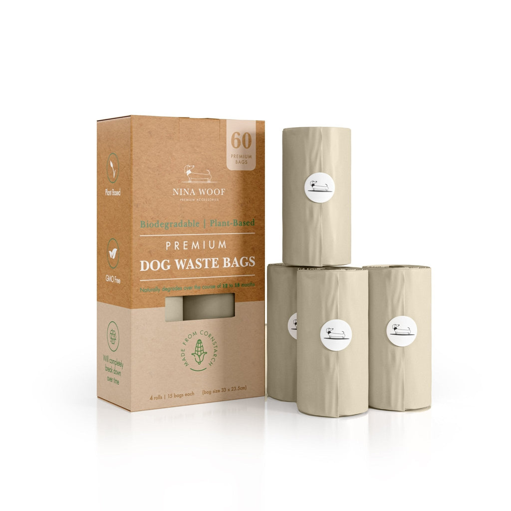 Biodegradable Dog Waste Bags – Leak-Proof Compostable Refill Rolls for Dogs