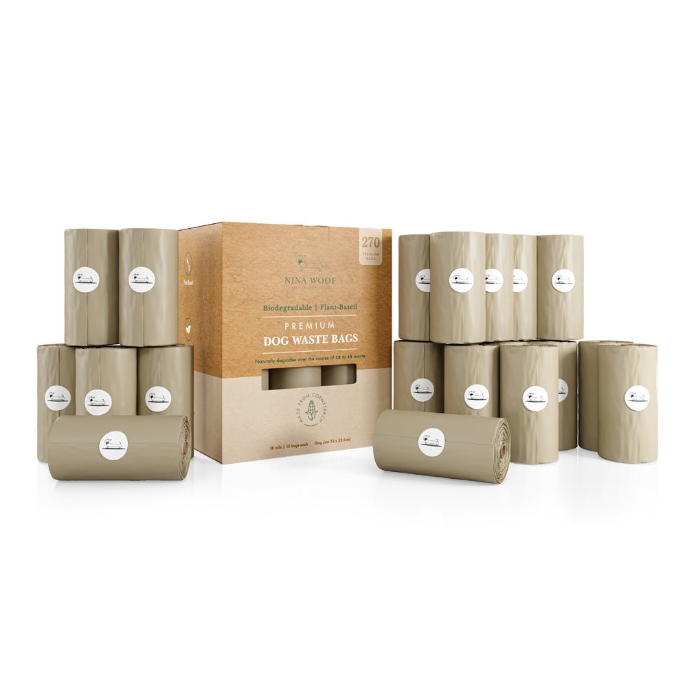 Biodegradable Dog Waste Bags – Leak-Proof Compostable Refill Rolls for Dogs